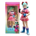 Bulma en caja figuraa de accion dragon ball fans